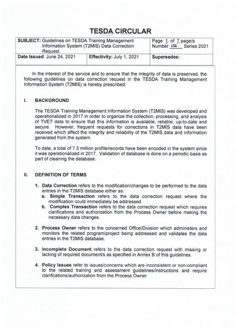 TESDA Circular No. 056.